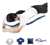 Face Down Pillow After Eye Surgery, Inflatable Retinal Detachment Pillow, Portable Prone Pillow Face Down Sleep Vitrectomy Macular Hole Recovery Equipment for Post Eye Surgery Recovery Prone Pillow