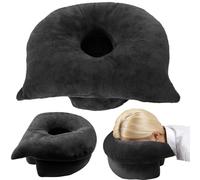Face Down Pillow After Eye Surgery Recovery, Retinal Detachment Vitrectomy Recovery Equipment, Ideal for Side Sleeper Raise Head Relieve Neck Shoulders Pressure, Home Massage Table Pillow, Black