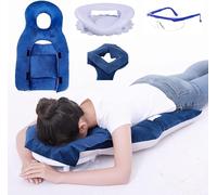 Face Down Pillow for Eye Surgery Recovery, Adjustable Height, Includes 3 Chest Pads, Ideal for Vitrectomy, Macular Hole, and Retinal Patients