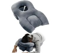 Face Down Pillow for Sleeping, Height Adjustable Face Down Pillow After Eye Surgery, Breathe Easy Home Massage Pillow, Stomach Sleeper Pillow, Prone Pillow for Vitrectomy or Retinal Surgery