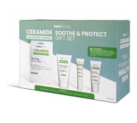 Ceramide Soothe & Protect Gift Set | Soothing Sheet Mask, Moisturising Gel Cream 50ml, Replenishing Eye Cream 15ml & Repairing Serum 30ml 5 Ceramides, Hyaluronic Acid and Oats