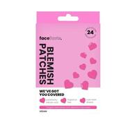 Face facts Blemish Patches, 24 Count, Heart-Shaped Spot Treatment, Pink