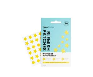 Face Facts Blemish Patches with Salicylic Acid, Vegan, Star Shape, Acne Spot Stickers, 24 Applications