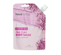 Face Facts Body Mud Mask | Cleansing Pink Clay | Purifying + Brightening | Resealable Pouch | 200ml
