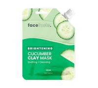 Face Facts Brightening Cucumber Clay Face Mask | Soothing + Cleansing | Resealable Pouch | 60ml