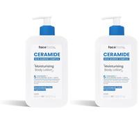 Face Facts Ceramide Moisturising Body Lotion | Hydrates + Softens | 400ml (Pack of 2)