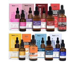 Face Facts Choose Any 3 Serums - Build Your Own Custom Skincare Bundle | (3 x 30ml) - Mix & Match Vitamin C, Ceramide, Collagen, Hyaluronic Acid, Retinol & More