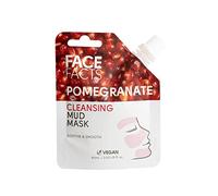 Face Facts Cleansing Pomegranate Mud Mask | Soothe + Smooth | Resealable Pouch | 60ml