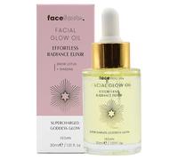 Face Facts Facial Glow Oil, Snow Lotus and Ginseng Radiance Elixir, Vegan, 30ml