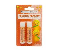Face Facts Feeling Peachy Peach Scented Lip Balm 2 x 4.25 g
