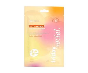 Face Facts Friday Social Turbo Renew Biocellulose Masque 20ml
