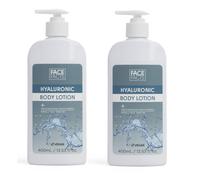 Face Facts Hyaluronic Body Lotion | Moisturise + Plump | 400ml X 2