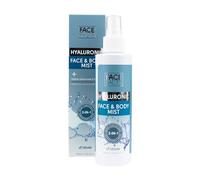Face Facts Hyaluronic Face Body Mist, with peptides and betaine, lock in moisture and stimulate collagen production; Hydrating, Vegan, 200ml, Pack of 1