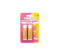 Face Facts Joy Pixels Vanilla Scented Lip Balms | Cupcake Queen | 2 x 4.25g Lip Balms | Vegan