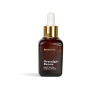 Face Facts Overnight Renew Sleep Elixir Facial Serum with Collagen, Ceramides, Q10 and Hyaluronic Acid, Vegan, 30ml