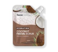Face Facts Soothing Coconut Facial Scrub 60ml with Walnut Shell Powder Reusable/Resealable Pouch