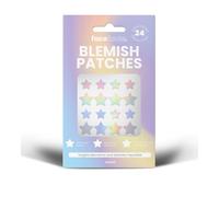 Face Facts Star-Shaped Blemish Patches, 24 Applications, Vegan, Hydrocolloid Material