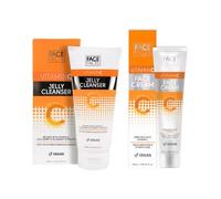 Face Facts Vitamin C Brightening Jelly Cleanser + Face Cream 150 ml + 50 ml