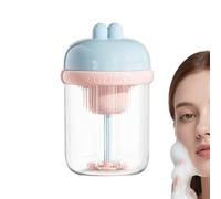 Face Foam Maker - Electric ABS Skincare Bubble Device 8.2x13.3cm Rich Lather Cleansing Generator Portable USB Rechargeable Facial Care Tool | Perfect for Daily Travel Bathroom Hotel Shower Use