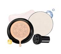 Face Foundation, Full Coverage Cushion Makeup, Hydrating CC Cream Concealer, Long Lasting Beauty Base, Portable Mirror Cosmetic Tool, Travel Home Performance, Wedding Birthday Party Small