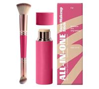 Face Foundation Stick - Cream Makeup Stick for Smooth Skin Coverage | Blendable Hydrating Formula with Matte Finish, Portable Twist Tube for Contouring Concealer Everyday Beauty Use