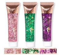 Face Glitter,Hair Glitter for Body, Face and Clothes for Prom, Festival Rave, Stage Nail,Glitter Eyeshadow and Face Paint is Festival Essentials,Ball, Stage Makeup Gifts for Women&Kids (set1)