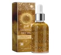 Face Glow Drops - Shiny Body Glitter Oil, Illuminating Dry Liquid | Lightweight Texture Serums For Skin, Sparkles Finish For Arms, Collarbone, Makeup Booster For Eyes Legs, Beauty Enhancing Shine