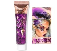 Face, Hair & Body Glitter - Purple Glitter for Festival, Party & Stage - Kids & Adults