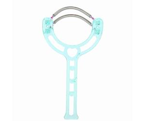 Face Hair Epilator Spring Device Beauty Tool Quickly Remove Small Hair Lips Hair Removal for Women Men Portable Durable Plastic Green Pink 11.5 x 6 x 2cm (Green)