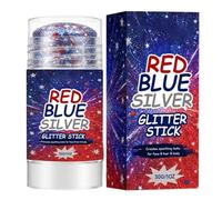 Face Hair Glitter - Shimmer Cosmetics Easy Removal,Holographic Makeup Glitter Stick | for Under The Eyes Cheekbones Shoulder Parade Music Festival Party