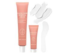 Face Hair Removal Cream 50ml Long-Lasting Beauty Supplies | Sensitive Hair Removal Cream Kit for Lip Ch yebrow Ladies Girls Home Salon Daily Summer Travel