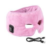 Face Heating Pad - Soft Purple Fleece, Soothing Sinus Face Cover, Nasal Tension Relief, Weighted Lavender Eye Wrap Accessory | Comfortable Warm Compression for Women Men Sufferers