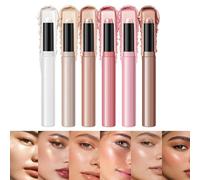 Face Highlighter Stick | 6 Pieces Face Contouring Stick Waterproof Modulable, Makeup Contouring in | For Wedding, Dating, Business Travel, Camping, Travel, Gift for F