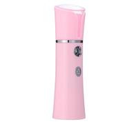 Face Humidifier Pink Cold Spray 25ml USB Charging Handheld Abs