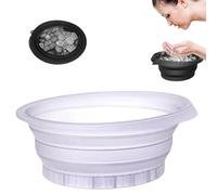Face Ice Bath Bowl, Collapsible Silicone Bowl with Built-in Icetray for Home Ice Water Facials | Portable Skincare - Facial Ice Therapy for Skin Tightening, Acne Relief & Anti-Inflammation (Purple)