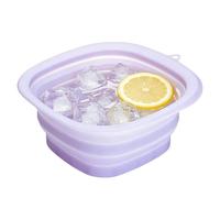 Face Ice Bath Bowl - Foldable Silicone Care Tool - Silicone Face Basin for Cold Water - for Home, Travel, Camping, RV, Beauty Salon, Cold Therapy