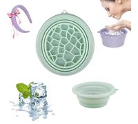 Face Ice Bath Bowl, Portable Folding Washbasin for Quick Cooling Facial Wash, Soothe Skin, Home or Travel Use