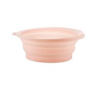 Face Ice Bath Bowl with Built-in Ice Tray, Collapsible Silicone Face Bowl for Ice Cold Plunge Therapy, Portable I ce Fac e Bow l for Skin Tightening, Acne Relief & Facial Spa at Home (Light Pink)