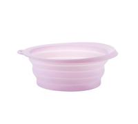 Face Ice Bath Bowl with Built-in Ice Tray, Collapsible Silicone Face Bowl for Ice Cold Plunge Therapy, Portable I ce Fac e Bow l for Skin Tightening, Acne Relief & Facial Spa at Home (Light Purple)
