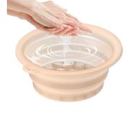 Face Ice Bath Immersion Basin, Facial Cold Bath Immersion Basin, Foldable Ice Container for the Face, for Home, Spa Area, Shower Cubicle, Hotel Room, Business Trip, Campsite, Gym, W