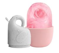 Face Ice Roller - Reusable Silicone Facial Massage Tool | Refreshing Effect Anti-Puffiness Firming Pore Reducer | Beauty Face Neck Eye Care