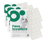 Face Invaders Acne Patches | Pack of 108 Translucent Hydrocolloid Pimple Patch Spot Treatment Stickers for Face and Body | Fast-Acting, Vegan & Cruelty Free Skin Care