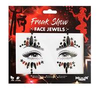 Face Jewels by Moon Terror | Freak Show | Festival Face Body Gems, SFX Make up, Crystal Make up Eye Glitter Stickers, Temporary Tattoo Jewels, Special Effects Make up