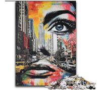 Face Jigsaw Puzzles for Adults 1000 Jigsaws, Suitable for Ages 14 And Up Family Fun It Is Ideal As A Gift for The Whole Family (50x75cm)