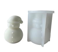 Face-Less Old Man Snowman Silicone Mold Christmas Tree Handmade Ornaments Dripping Plaster Decoration Face-Less Old Man