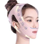 Face Lift Bandage - 7.09 Inches Neck Chin Tape | Elastic Breathable Lifting - Polyester Material Adjustable Fit V Shape Contour Tighten Double Chin Smooth Facial Profile Daily Us