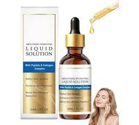 Face Lift Serum, Liquid Solution, Anti-Aging Serum Essence Oil With Peptide & Collagen, Reduce Fine Lines, Moisturizing And Firming, Lifting & Restoring Skin Elasticity For All Skin Types (1PC)
