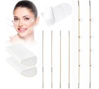 Face Lift Tape - 20 Pcs Invisible V Face Lift Stickers with 8 Strings for Instant Tightening, Wrinkle-Smoothing Patches to Temporarily Lift Sagging Skin, Double Chin & Neck