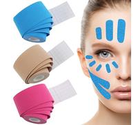 Face Lift Tape,3Rolls Anti Wrinkle Tape Wrinkle Patches,Non-Invasive Wrinkle Remover Neck Lift Tape,Multifunctional High Elasticity Anti Wrinkle Tape for Facial Wrinkles Issues Forehead Lines Frown