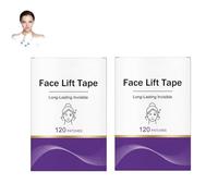 Face Lift Tape Invisible,Face Lift Tape for Toning,Firming and Tightening Skin,Waterproof and Instant Makeup Tool,Tapes for Face and Sensitive Skin,Soft on the Skins,Lifting Sagging Loose Skins (2PC)